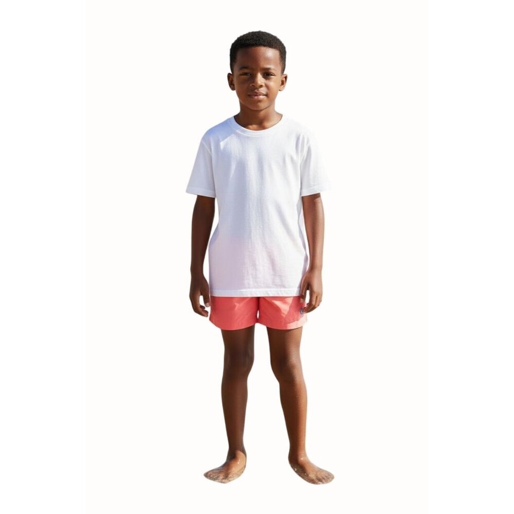 Southern Tide Boys Coral Swim Trunks Size XL 16 Elastic Waist Lined NEW